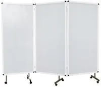 Ширма медицинская поликарбонатная трехсекционная Э-053-ШП