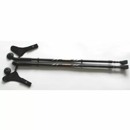 Е 0674 Палки для скандинавской ходьбы 115-140 цв. черный, пара