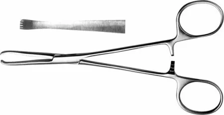 Зажим Алиса для захватывания кишечной стенки, прямой, д/новор., 140 мм ТМ-З-126