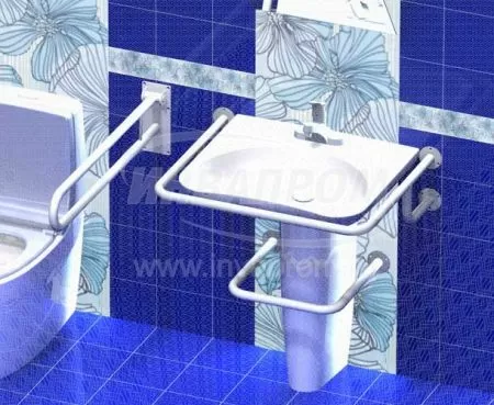 Поручень для инвалидов для раковины верхний ПР-05.03.710.550.230.Н