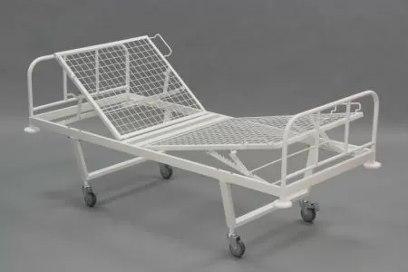 Кровать медицинская функциональная двухсекционная КФ2-01-"МСК" (на колесах, МСК-102)