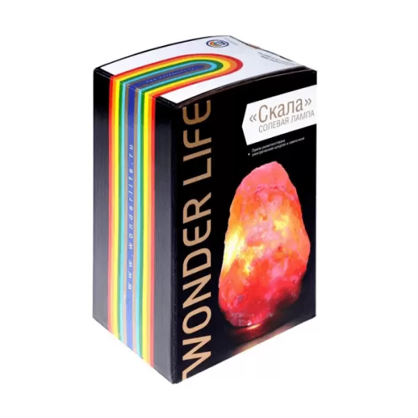 Солевая лампа Wonder Life Скала-Эко, 4-6 кг  Солевая лампа Wonder Life Скала-Эко, 4-6 кг