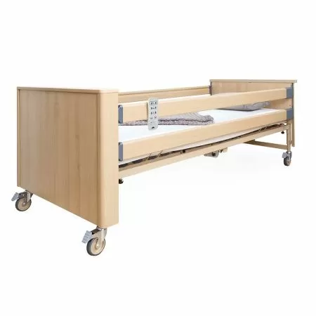 Кровать электрическая Burmeier Dali Standard c деревянными декоративными панелями