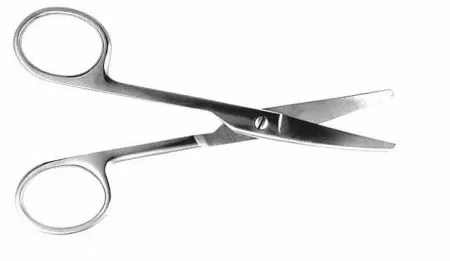 Ножницы тупоконечные, вертик. изогнут., 170 мм (Россия)