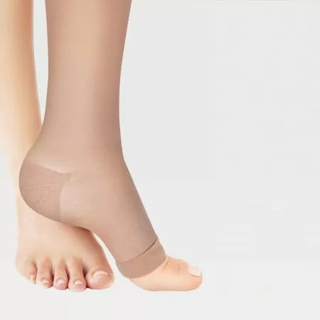 Гольфы компрессионные IDEALISTA ID-210 унисекс 1 класс компрессии с открытым носком цвет карамель 