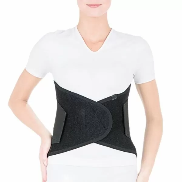 Корсет ортопедический  грудопояснично-крестцовый Тривес Т-1553/Т.56.23, 4 ребра жесткости, ширина 35см, черный  