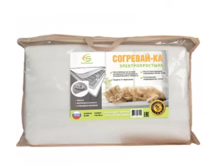 Электропростынь двуспальная EcoSapiens Согревай-ка ES-403 инфракрасная полиэстер 150х180см