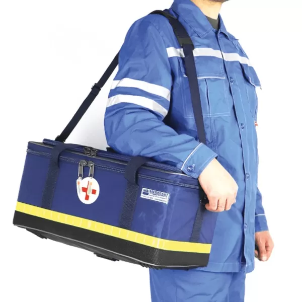 Набор реанимационный для оказания скорой медицинской помощи МЕДПЛАНТ НРСП-02 по приказу № 1165н в сумке СР-03, артикул 1057