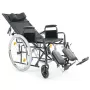 Кресло-коляска МЕТ PARTNER с регулировкой угла наклона спинки и подножек, ширина сиденья 45 см, колеса пневматические