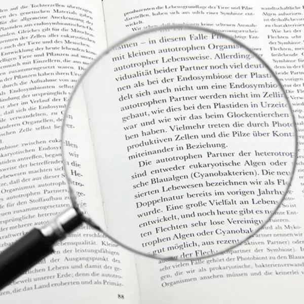Лупа с ручкой VEBER 1028, 3х-кратное увеличение, диаметр  100 мм Лупа с ручкой VEBER 1028, 3х-кратное увеличение, диаметр  100 мм