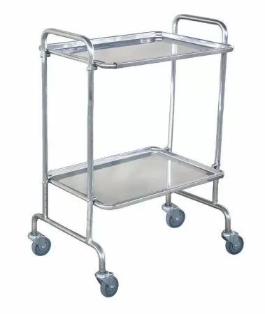 Столик инструментальный СМИ-5, 2 полки (нерж сталь) Ока-Медик