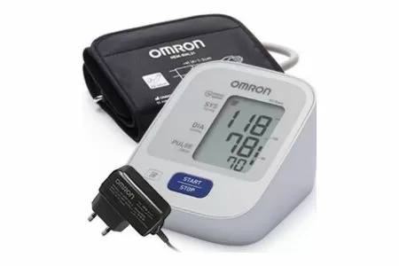 Тонометр автоматический на плечо OMRON M2 Basic с манжетой 22-42 см и адаптером (HEM-7121-ALRU) Тонометр автоматический на плечо OMRON M2 Basic с манжетой 22-42 см и адаптером (HEM-7121-ALRU)