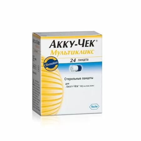 Ланцеты Accu-Chek Multiclix д/прокола №24 Ланцеты Accu-Chek Multiclix д/прокола №24