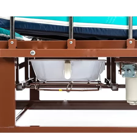 Кровать электрическая MET REVEL NEW, артикул 17091, с туалетом, матрасом, функциии кардиокресла и переворота, розетка USB, нагрузка до 200кг