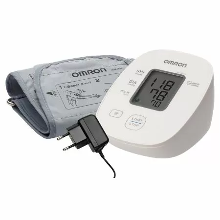 Тонометр автоматический на плечо OMRON M1 Basic с манжетой 22-32 см и адаптером (HEM-7121J-ARU) Тонометр автоматический на плечо OMRON M1 Basic с манжетой 22-32 см и адаптером (HEM-7121J-ARU)