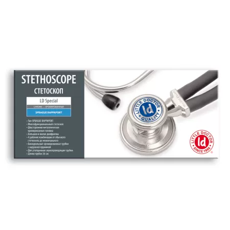 Стетофонендоскоп Little Doctor LD Special с дополнительными насадками, длина трубок 56см Стетофонендоскоп Little Doctor LD Special с дополнительными насадками, длина трубок 56см