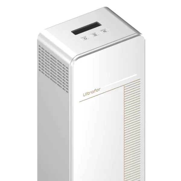 Облучатель-рециркулятор бактерицидный бытовой Ultrafor, 2 лампы по 30 Вт, с счетчиком наработки ламп, белый