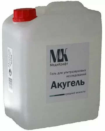Акугель Средней вязкости Гель для УЗИ 5 кг Акугель Средней вязкости Гель для УЗИ 5 кг