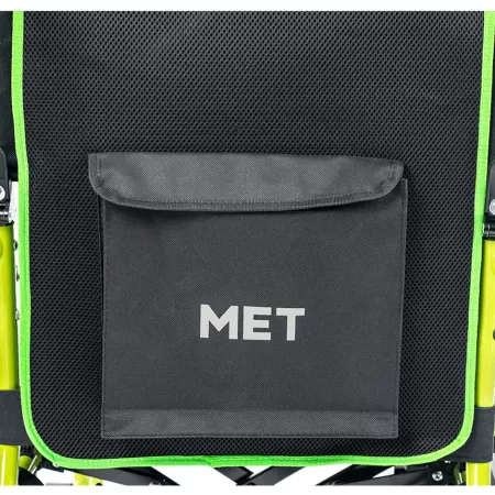 Кресло-коляска с электроприводом MET Compact 15, артикул 20005, суперлегкая, складная, с пультом ДУ для сопровождающих лиц