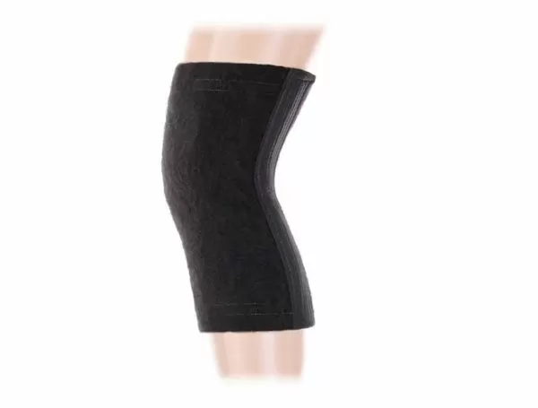 Бандаж на коленный сустав Экотен ККС-Т2 из собачьей шерсти, черный 