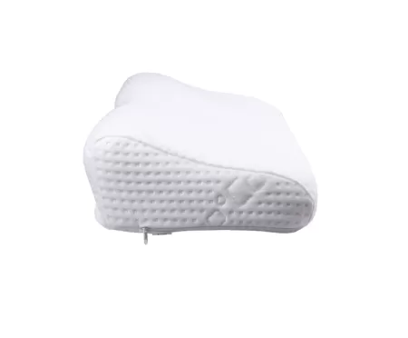 Подушка ортопедическая Тривес ТОП-105/Т.105, с эффектом памяти и выемкой под плечо, валики 13 и 9 см, с регулировкой по высоте