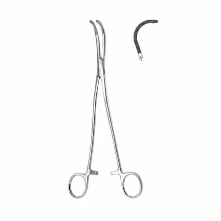 Диссектор с изогнутыми ручками с кремальерой Hilbro (№3 225 мм 14.0354.02)