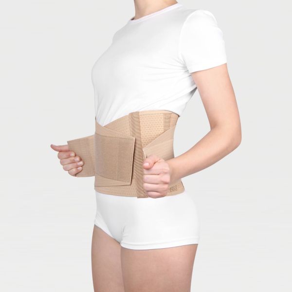 Корсет поясничный Экотен ПРР-121, высота 21 см, 4 ребра жесткости