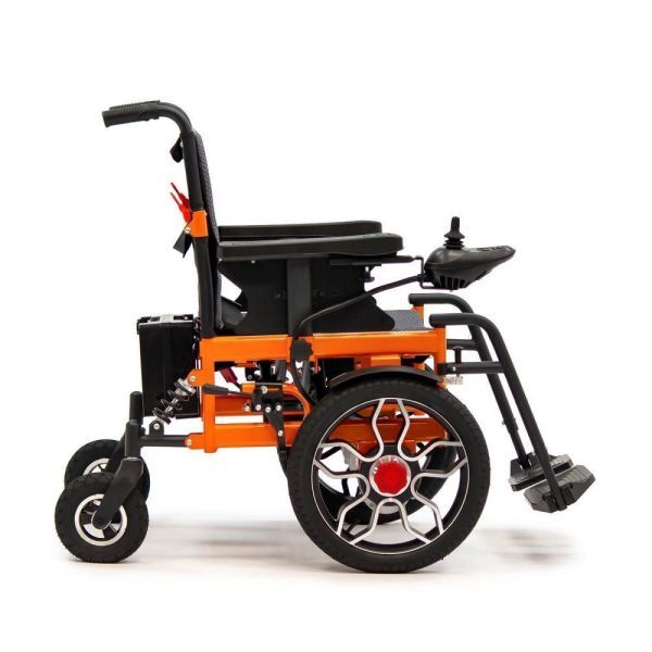 Кресло-коляска с электроприводом MET VERSA, артикул 20703, ширина сиденья 43 см, колеса пневматические