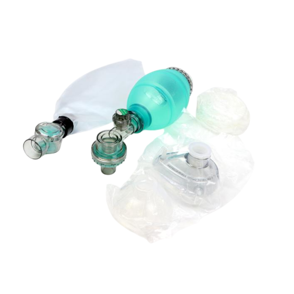 Аппарат искусственной вентиляции легких ручной МЕДПЛАНТ АДР-МП-Д с аспиратором, многоразовый, детский, артикул 746