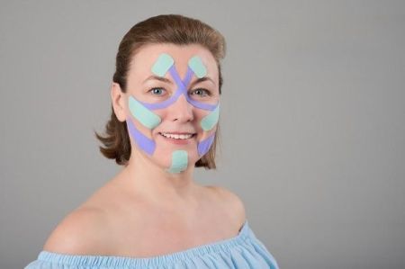 Кинезио тейп для лица Face Tape BBalance 5см*5м, хлопок, бежевый Кинезио тейп для лица Face Tape BBalance 5см*5м, хлопок, бежевый