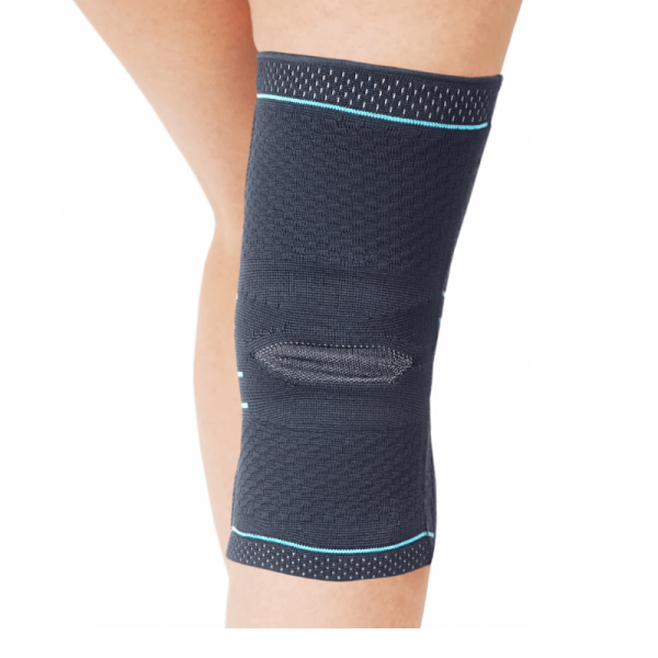 Бандаж на коленный сустав Talus КС-607, c силиконовым кольцом и пружинными ребрами жесткости, компрессионный