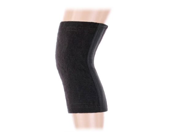 Бандаж на коленный сустав Экотен ККС-Т2 из собачьей шерсти, черный 